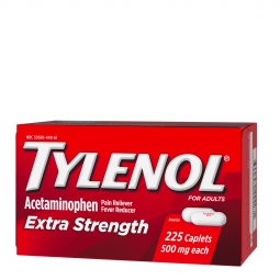 Tylenol Extra Strength 225 Caplets 500mg